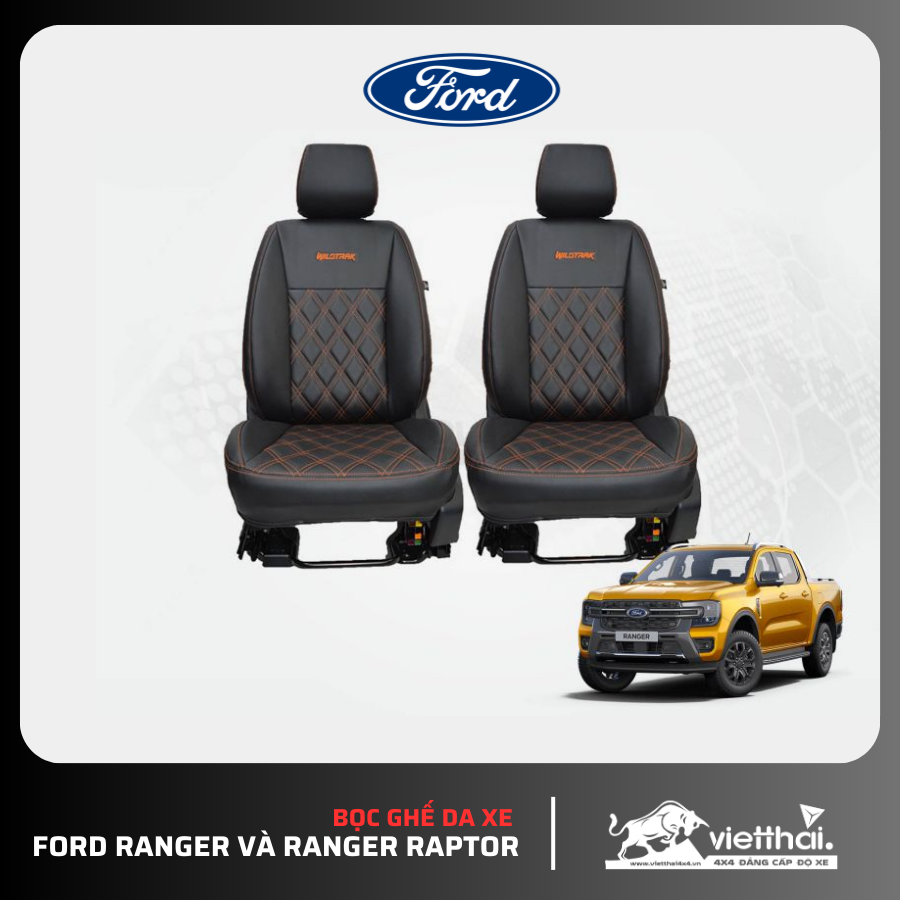 Bọc ghế da xe Ford Ranger và Ranger Raptor